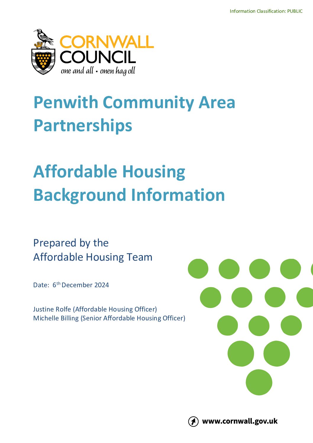 Penwith CAP Affordable Housing report 12-2024