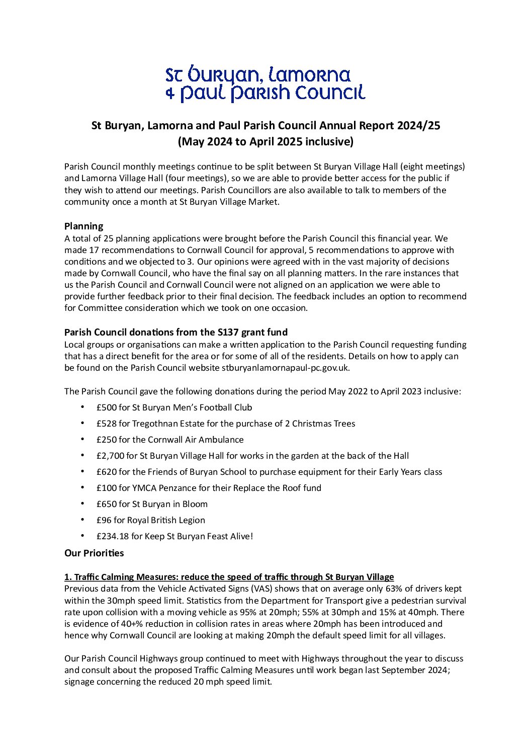 SBLP Annual Report 2024-25