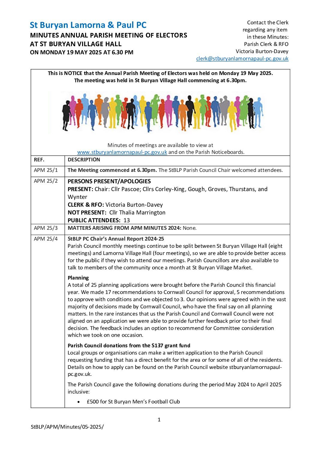 StBLP APM Minutes 05-2025